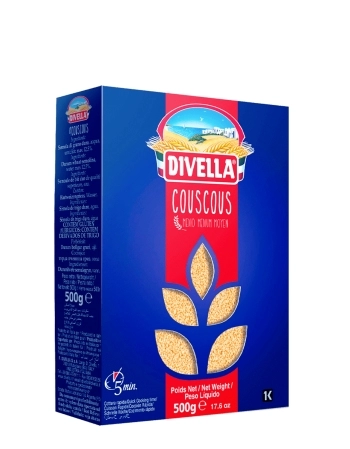 COUSCOUS MARROQUINO DIVELLA CX12- 500 GRAMAS