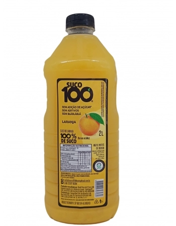 SUCO DE LARANJA 100 CX12X1LITRO