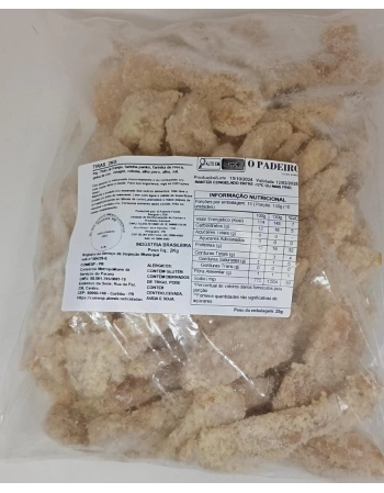 TIRAS DE FRANGO EMPANADO O PADEIRO CX4XPCT2KG