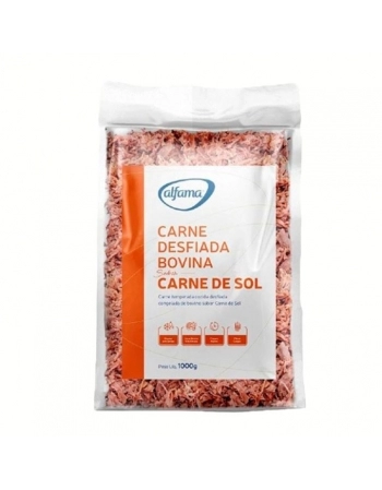 CARNE DE SOL DESFIADA ALFAMA 1KG(CX 6 PC)