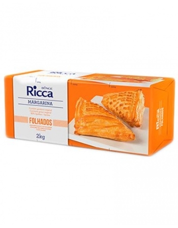 MARGARINA RICCA SEARA 80% CX6X2KG/BARRA