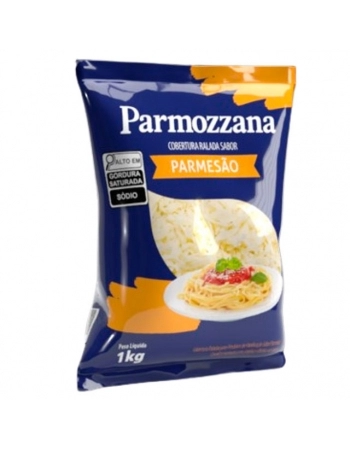 QUEIJO RALADO SABOR PARMESAO PARMOZZANA CX 12X1KG