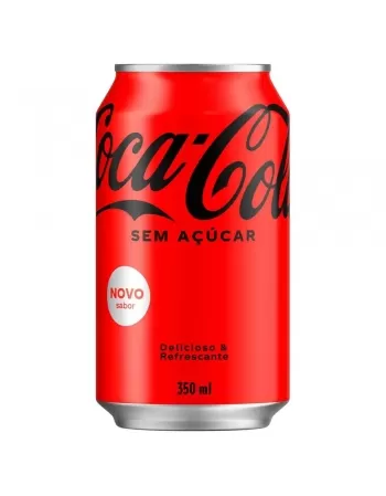 COCA COLA LATA SEM ACUCAR FD12X350ML