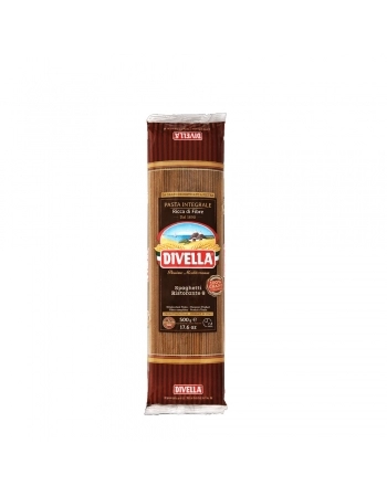 MACARRAO SPAGHETTI INTEGRAL [GRANO D] DIVELLA CX24X500GR