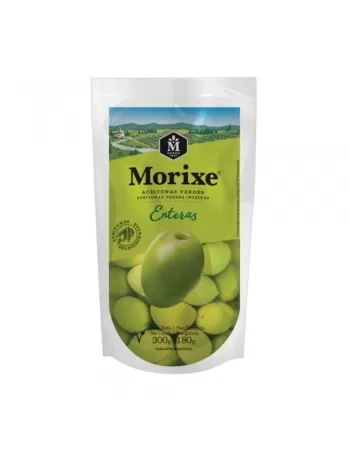 AZEITONA VERDE S/ CAROÇO DOYPACK MORIXE PACOTE CX28X300GR